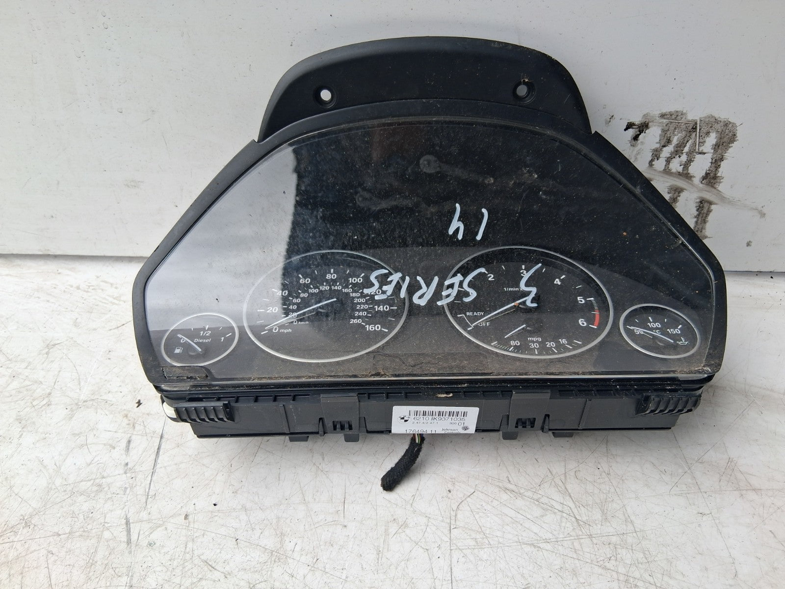 2014 BMW 3 SERIES F31 2.0 DIESEL MAN SPEEDO INSTRUMENT CLUSTER 9371035 9232893
