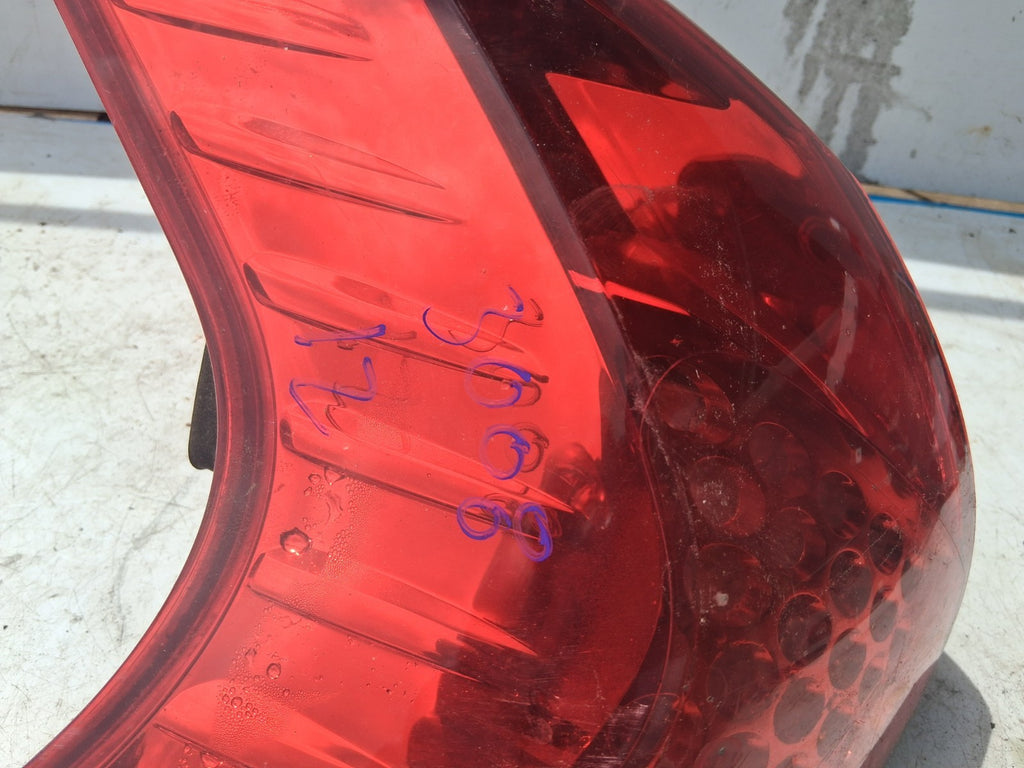 2012 PEUGEOT 3008 NSR PASSENGER SIDE REAR OUTER TAIL LIGHT LAMP