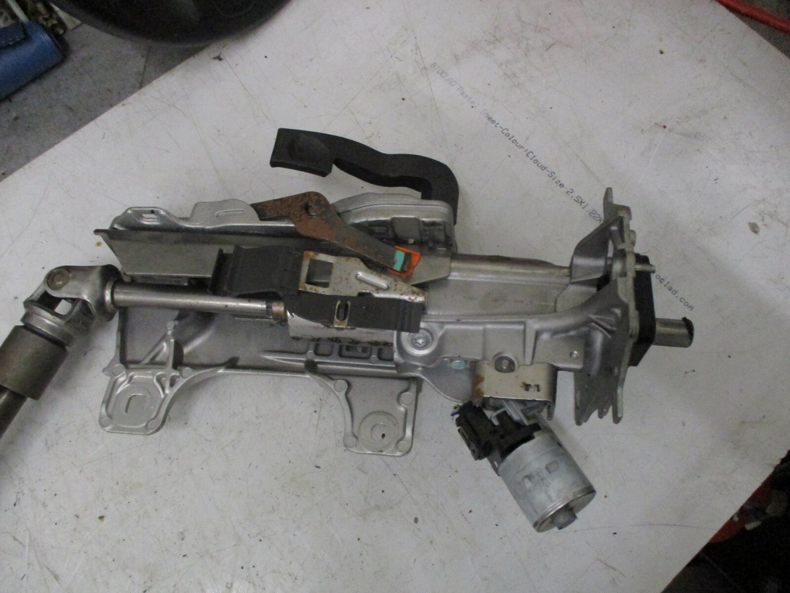 CITROEN C4 PICASSO 2008 ADJUSTABLE STEERING COLUMN WITH LOWER UJ KNUCKLE JOINT