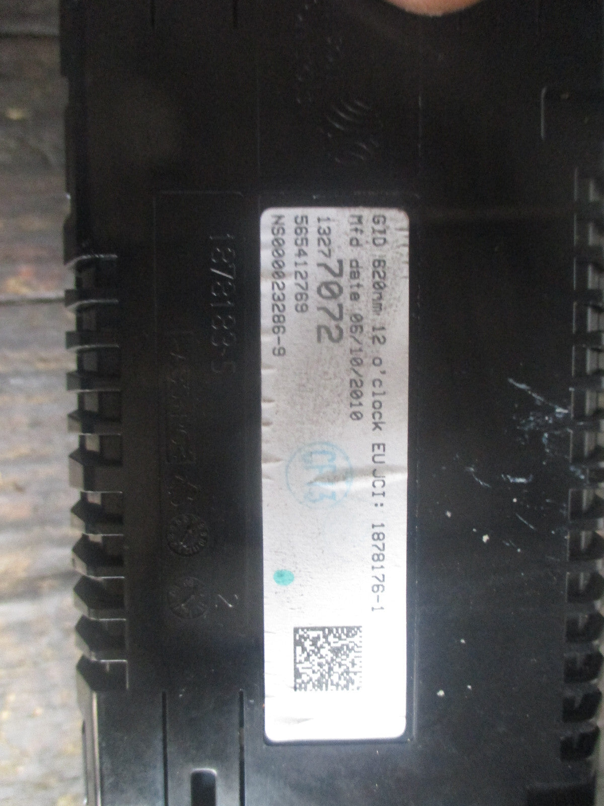 VAUXHALL MERIVA 2011 DASHBOARD DISPLAY SCREEN 13277072