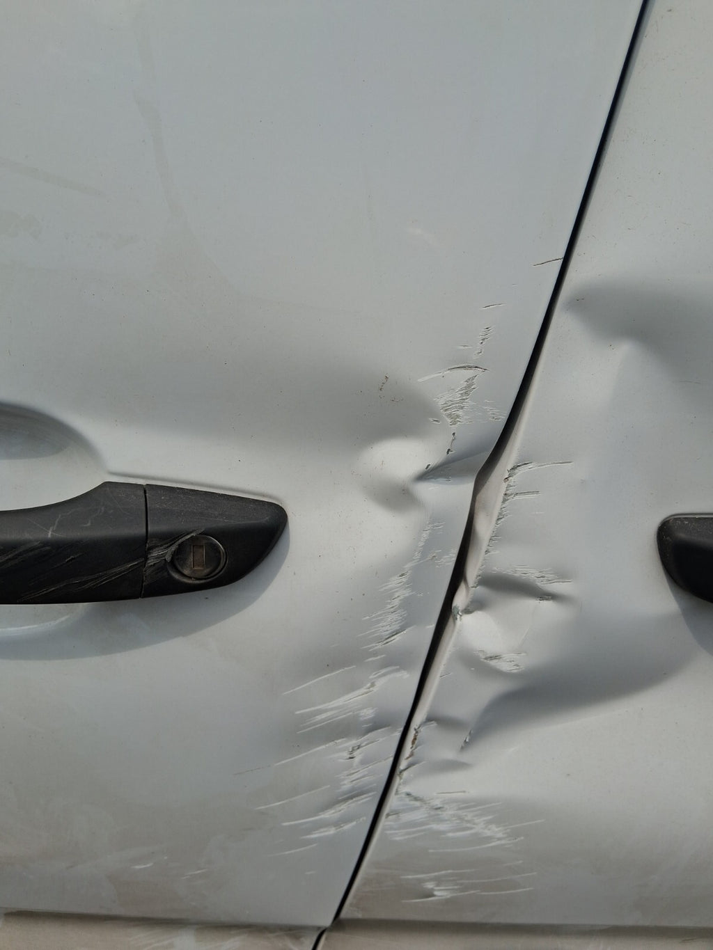 2024 TOYOTA PROACE CITY NS PASSENGER FRONT BARE DOOR DAMAGED EPR ICY WHITE
