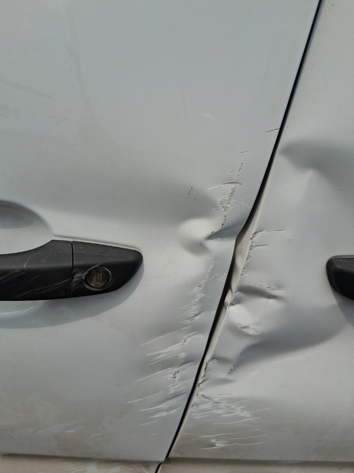 2024 TOYOTA PROACE CITY NS PASSENGER FRONT BARE DOOR DAMAGED EPR ICY WHITE