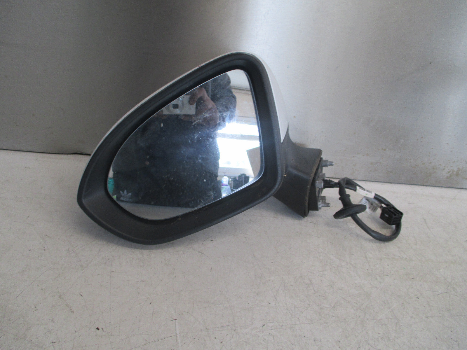 VAUXHALL ASTRA K MK7 2020 NS PASSENGER SIDE ELECTRIC DOOR WING MIRROR WHITE Z40R