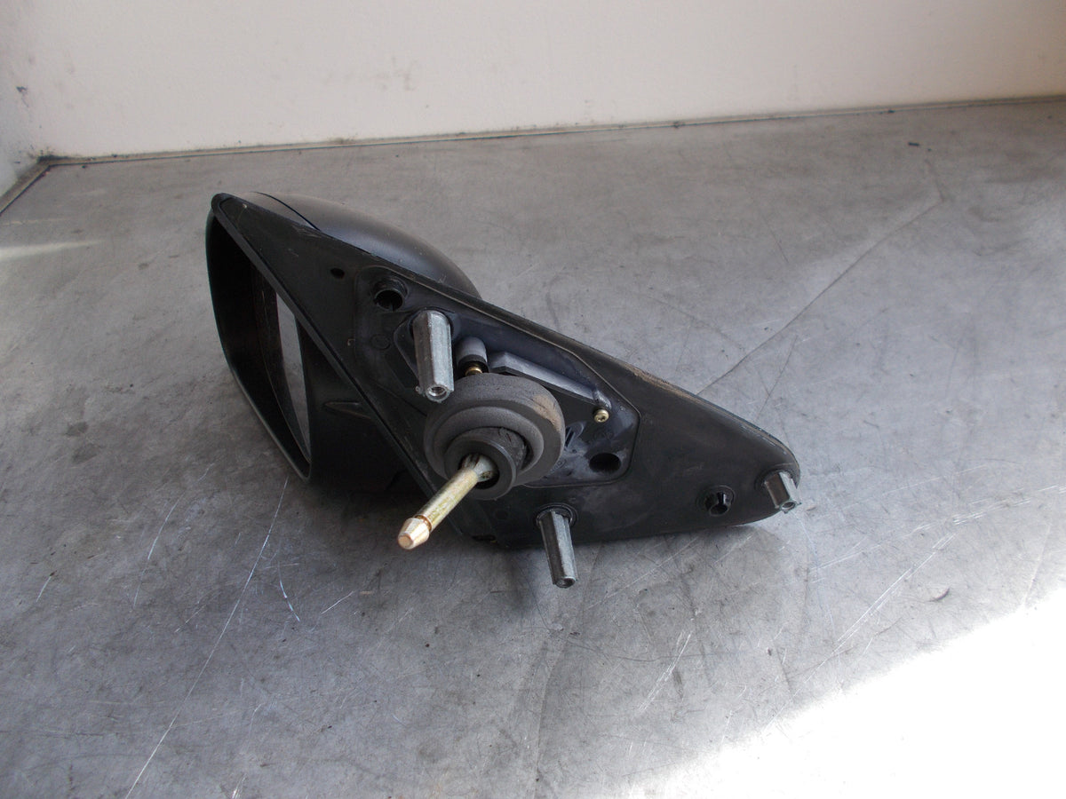 PEUGEOT 406 2001 NS PASSENGER SIDE MANUAL WING MIRROR BLACK