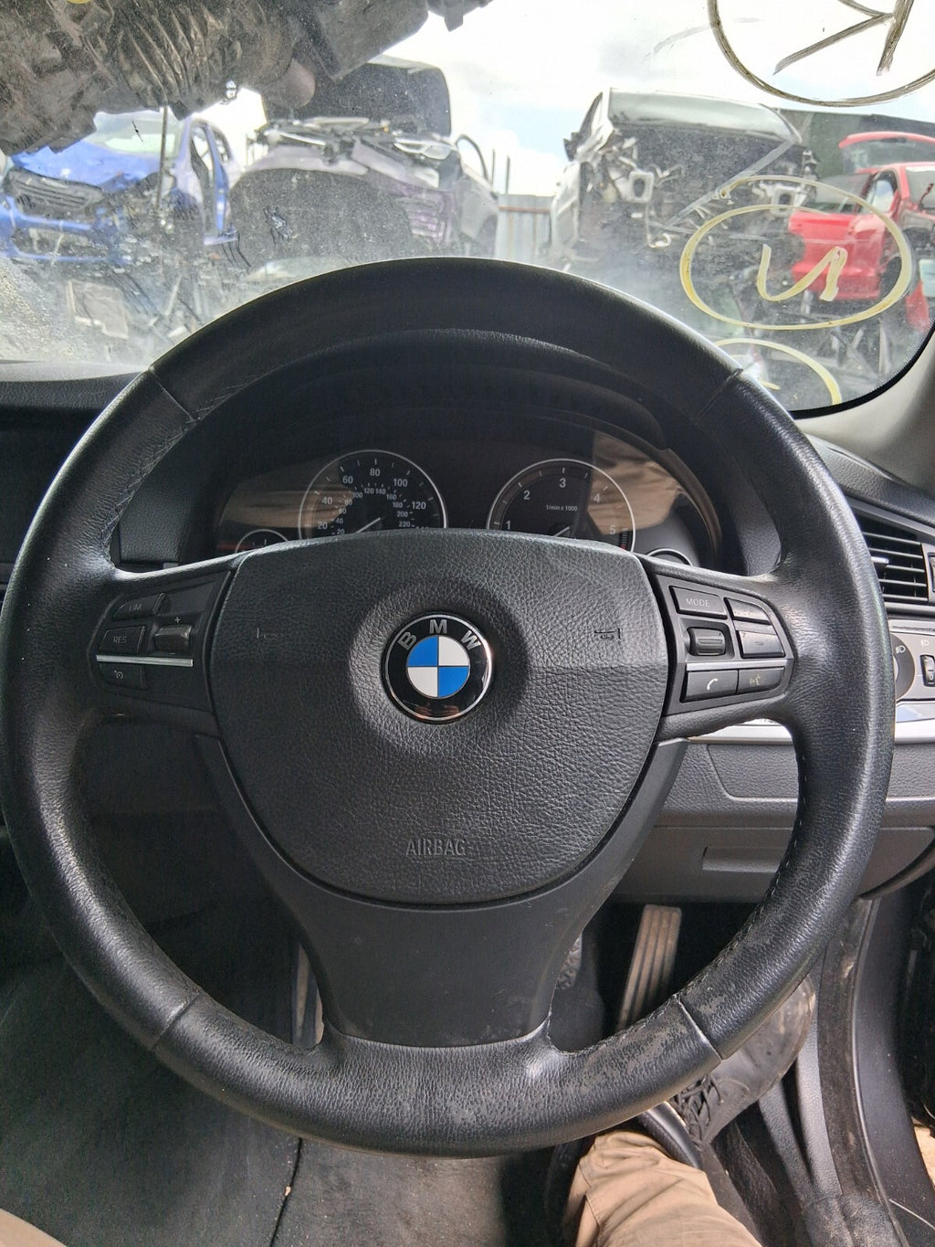 2012 BMW 5 SERIES F10 MULTIFUNCTIONAL STEERING WHEEL WITHOUT AIRBAG