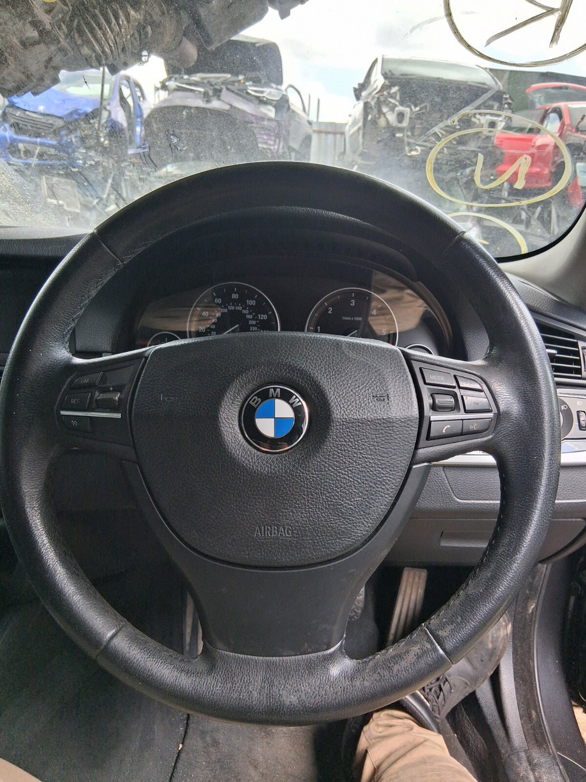 2012 BMW 5 SERIES F10 MULTIFUNCTIONAL STEERING WHEEL WITHOUT AIRBAG