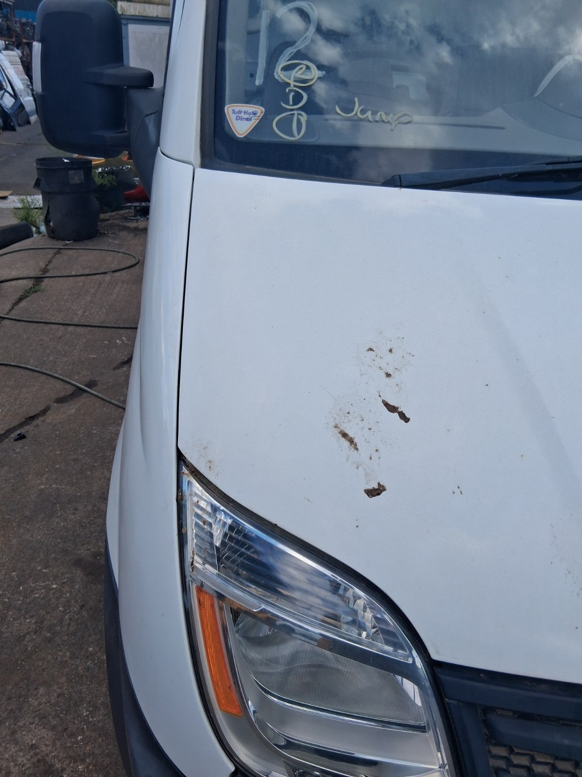2020 SAIC LDV V80 FRONT BONNET HOOD PANEL WHITE