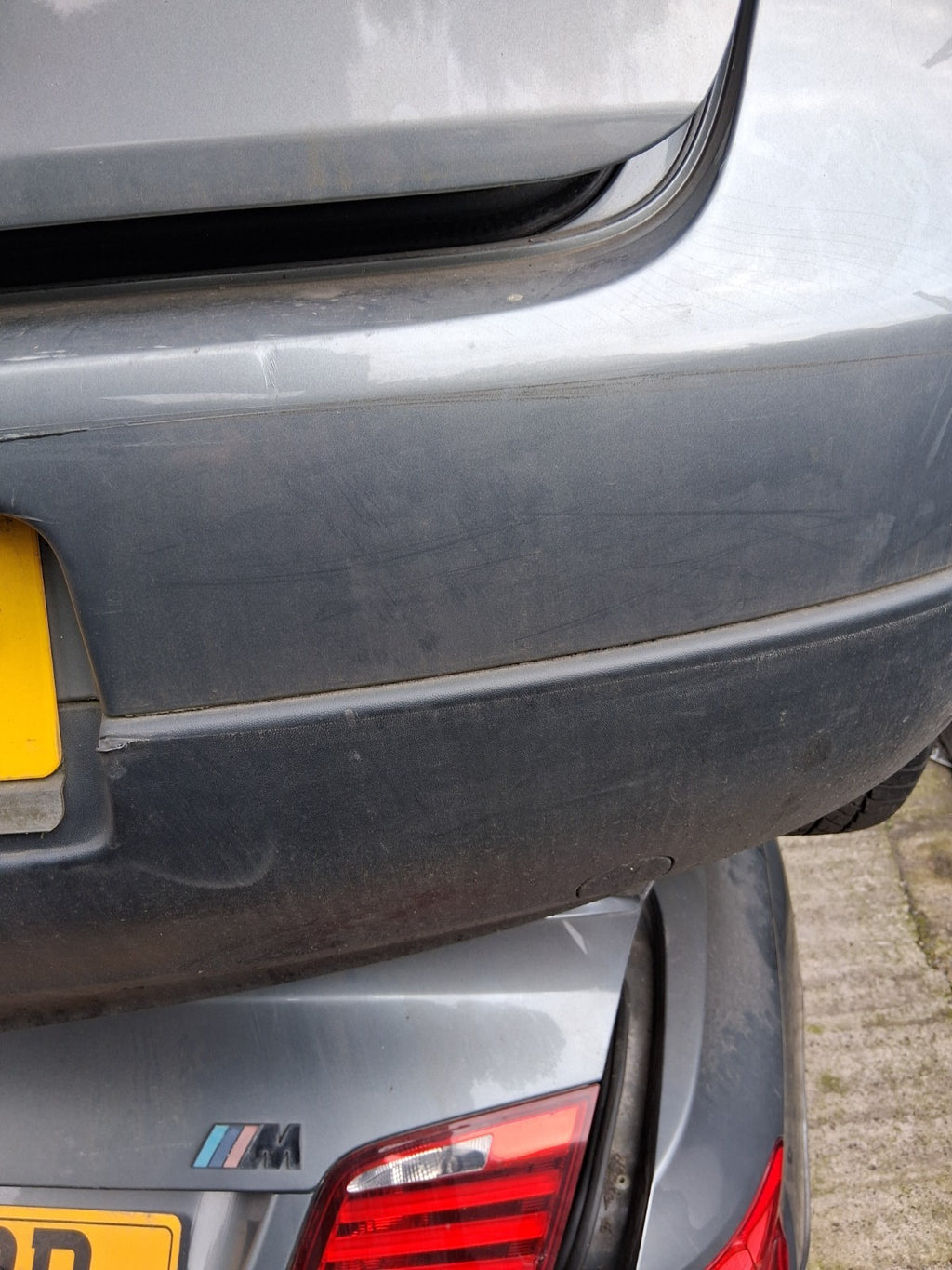 2007 VW VOLKSWAGEN GOLF MK5 COMPLETE REAR BUMPER GREY