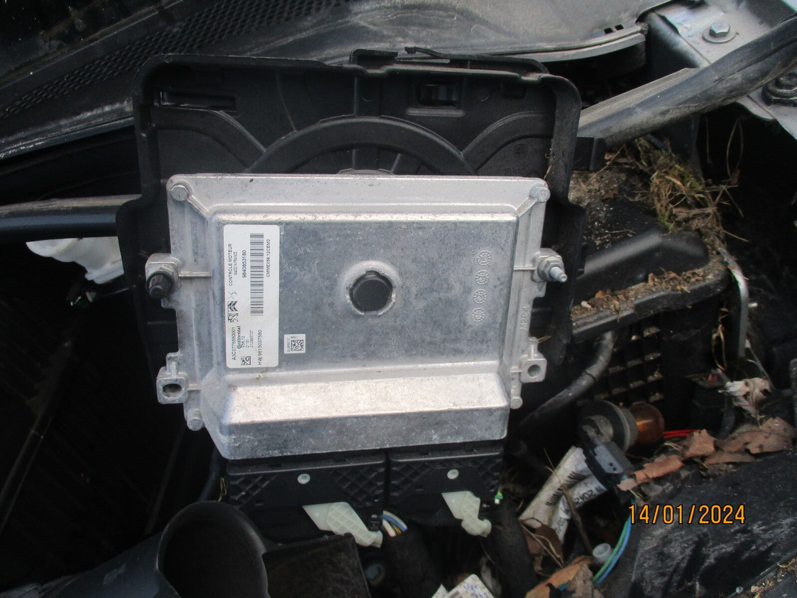 2021 CITROEN C3 1.2 PETROL ECU ENGINE CONTROL MODULE UNIT 9840853180