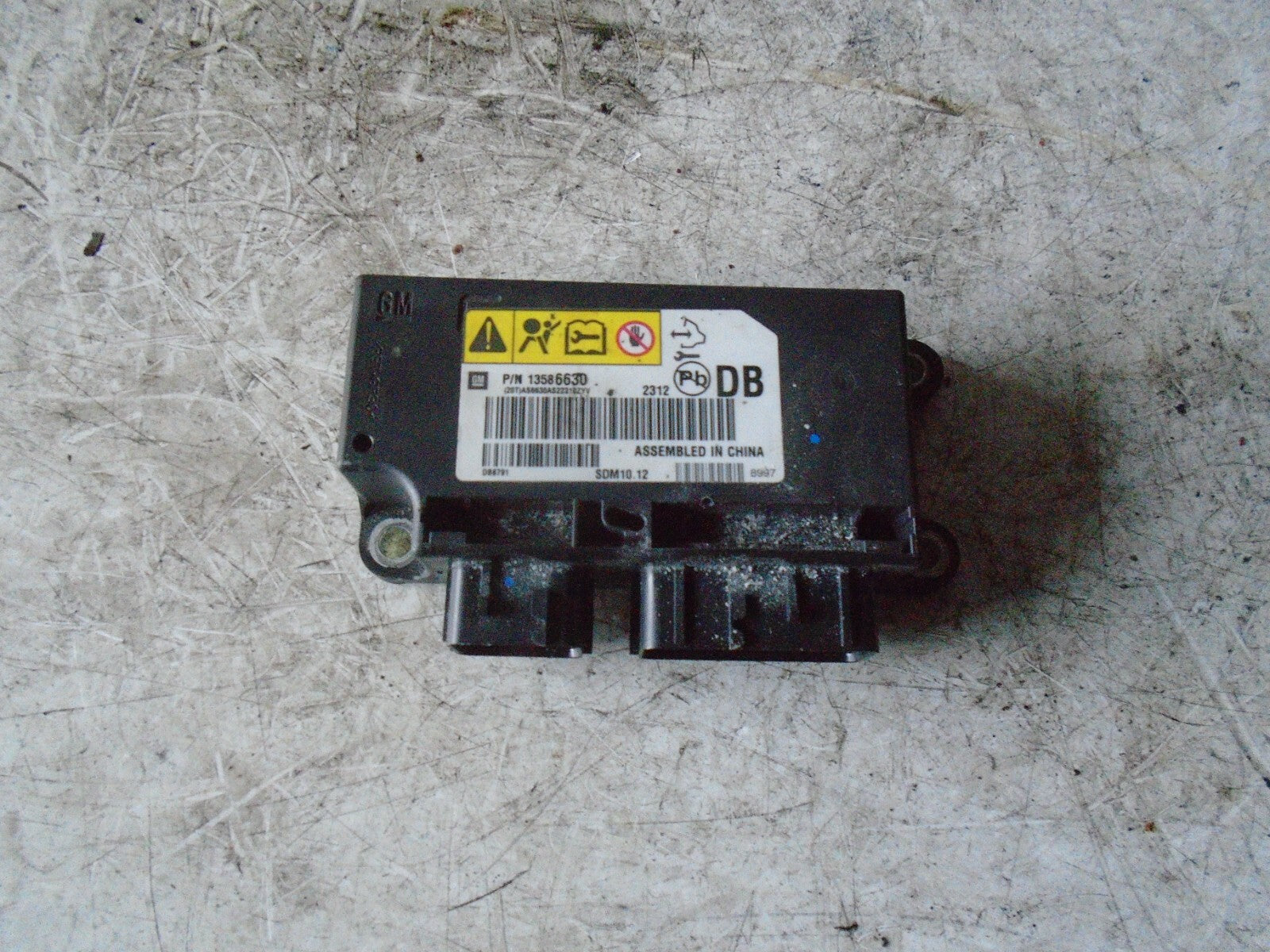 VAUXHALL MOKKA 2013 MK1 J13 AIRBAG CONTROL MODULE 13586630