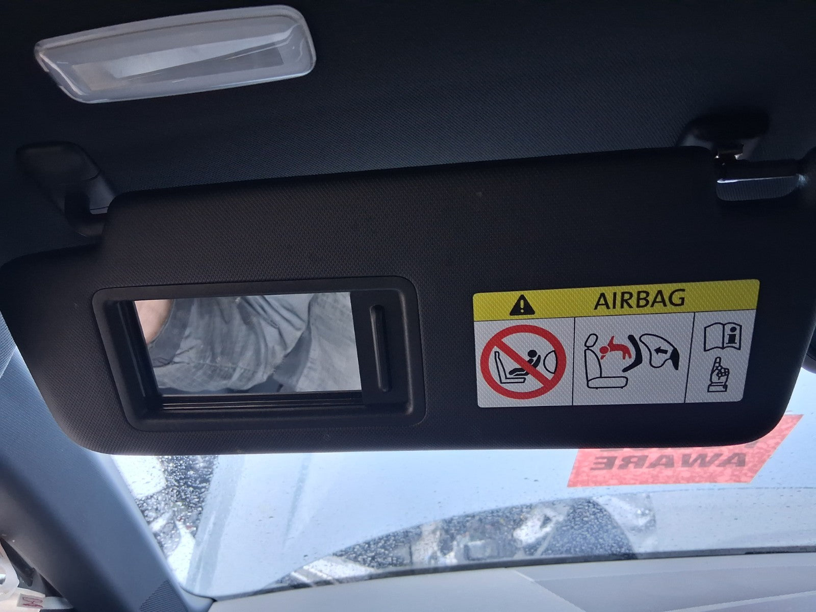 2025 AUDI A1 S LINE MK2 GB NSF PASSENGER SIDE FRONT LEFT SUN VISOR SHADE
