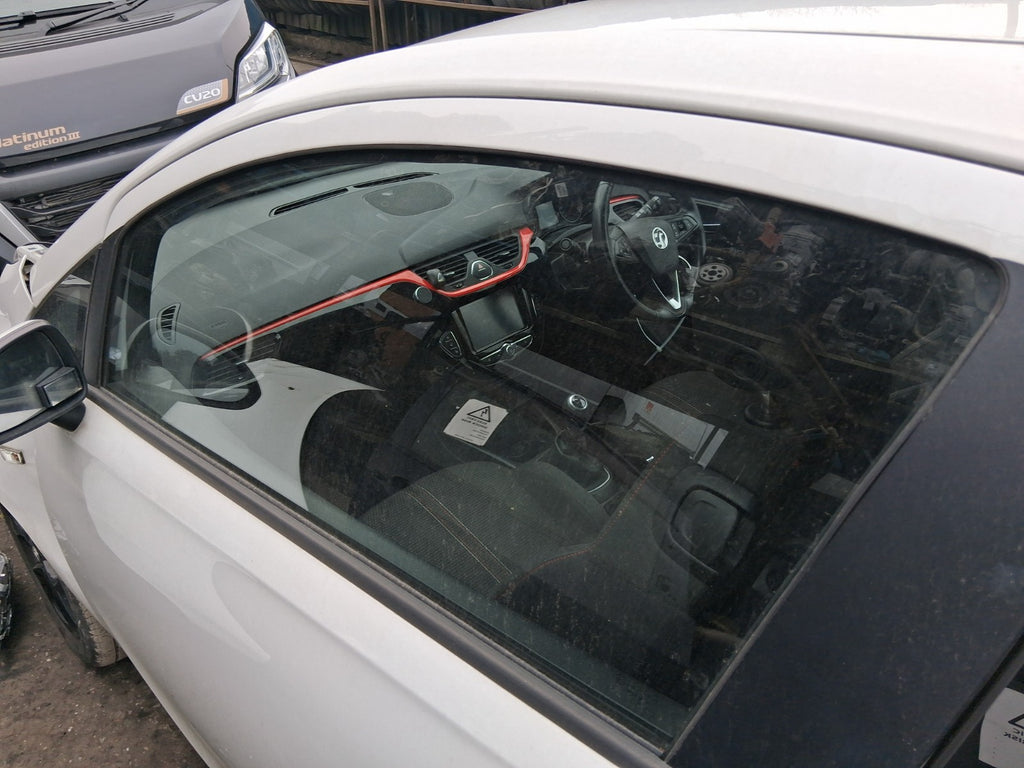 2019 VAUXHALL CORSA E 3 DOOR NS PASSENGER SIDE LEFT WINDOW GLASS