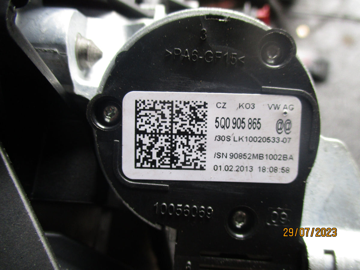 AUDI A3 2013 MANUAL ADJUSTABLE STEERING COLUMN 5Q2419502Q