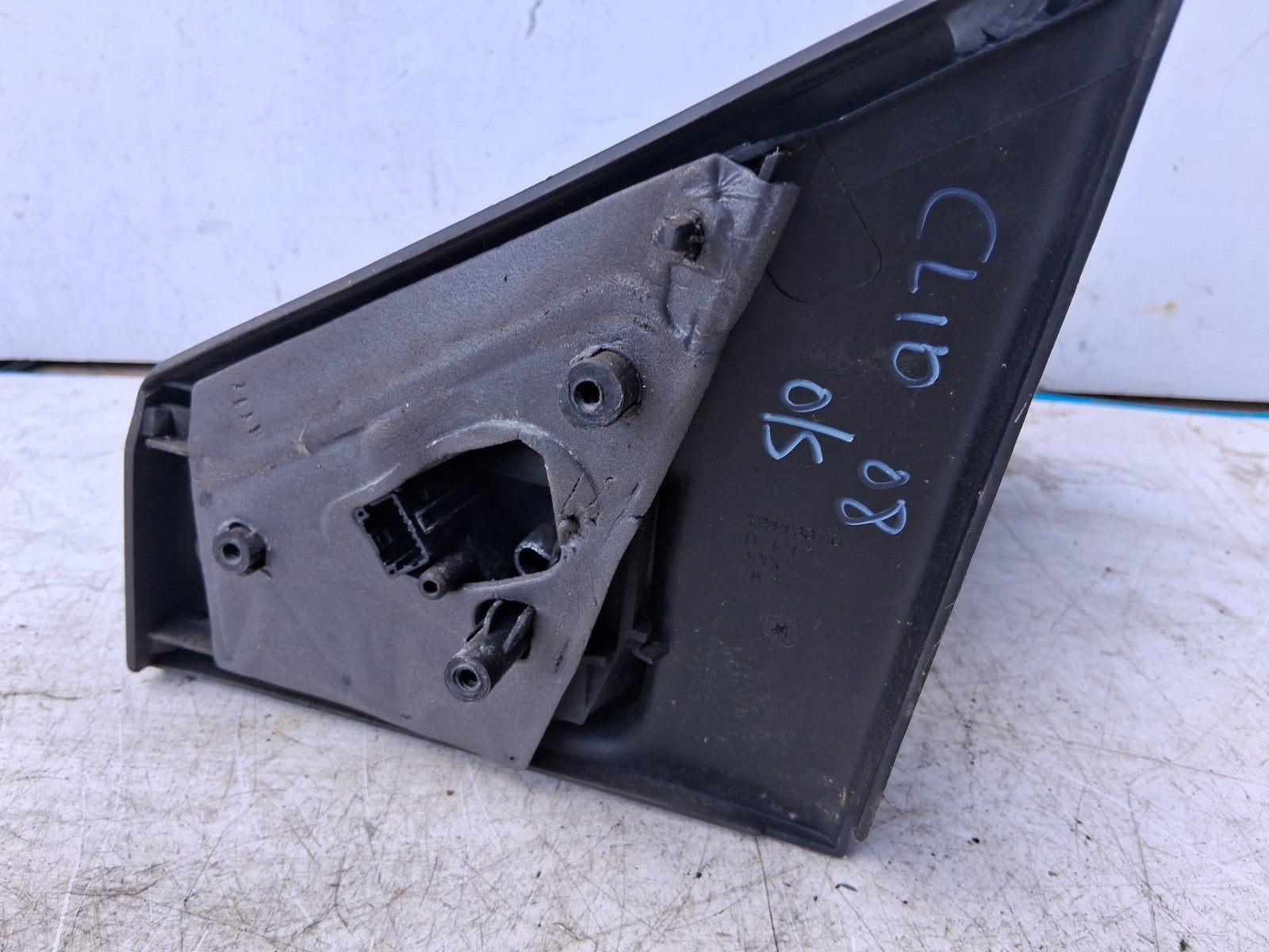 2008 RENAULT CLIO MK3 OSF DRIVER SIDE FRONT ELECTRIC WING MIRROR BLUE