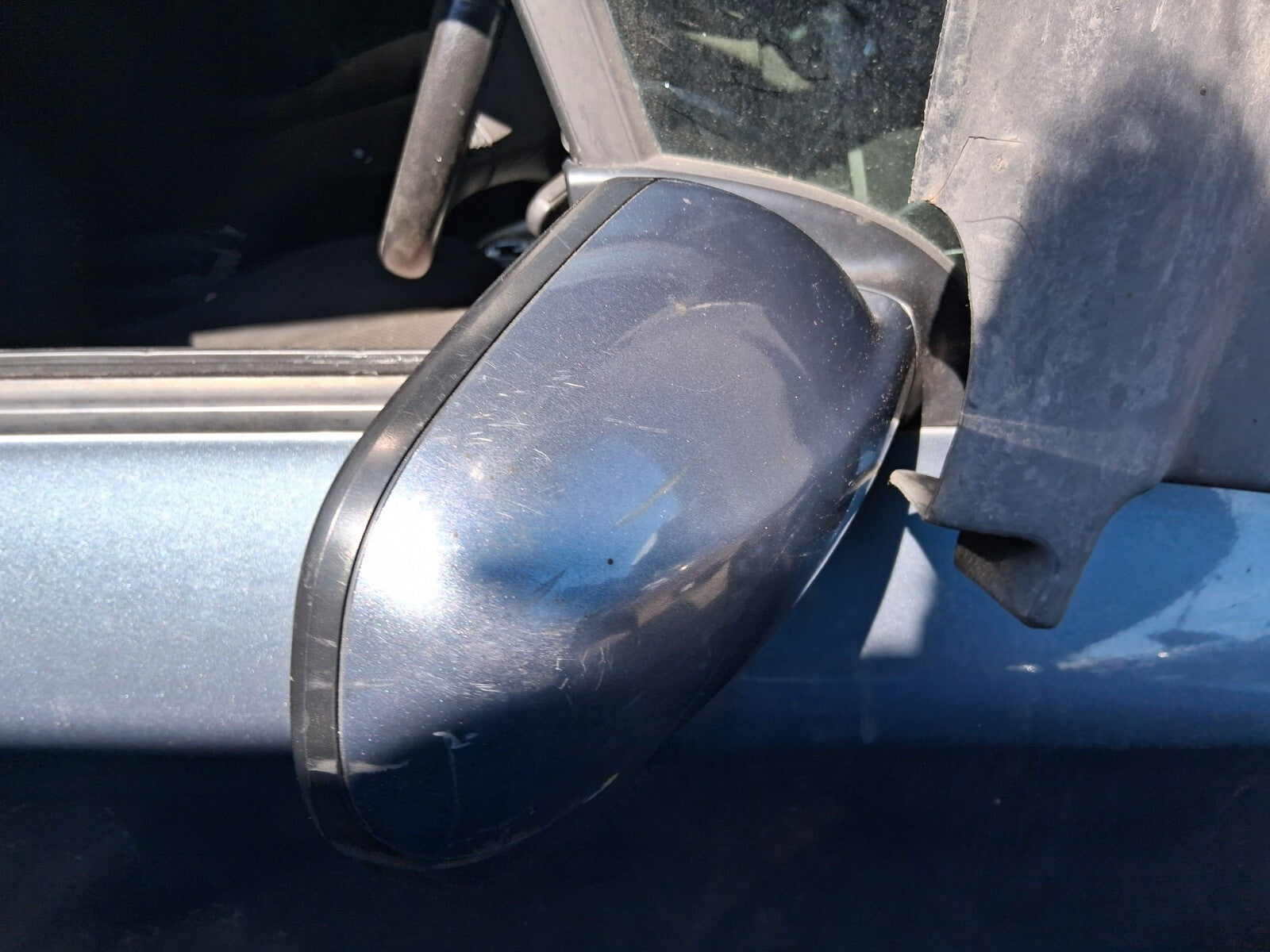 2006 PEUGEOT 307 OSF DRIVER SIDE FRONT RIGHT WING MIRROR GREY
