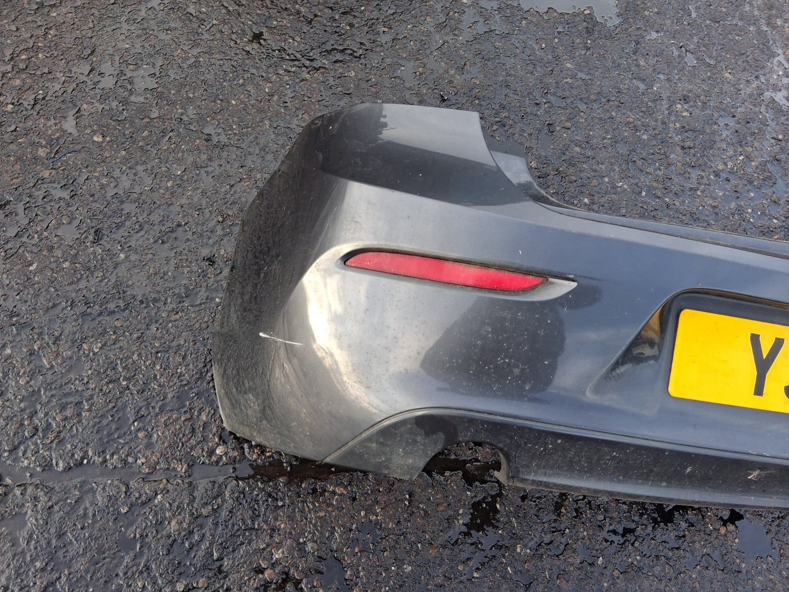 2016 BMW 1 SERIES HATCHBACK F20 REAR BUMPER MINERAL GREY METALLIC B39