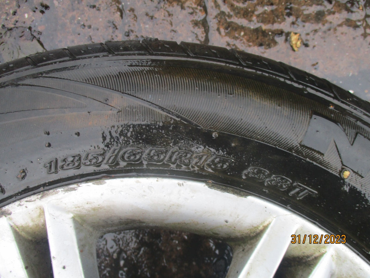 SEAT IBIZA MK4 2012 15 INCH ALLOY WHEEL WITH TYRE 185/65R15