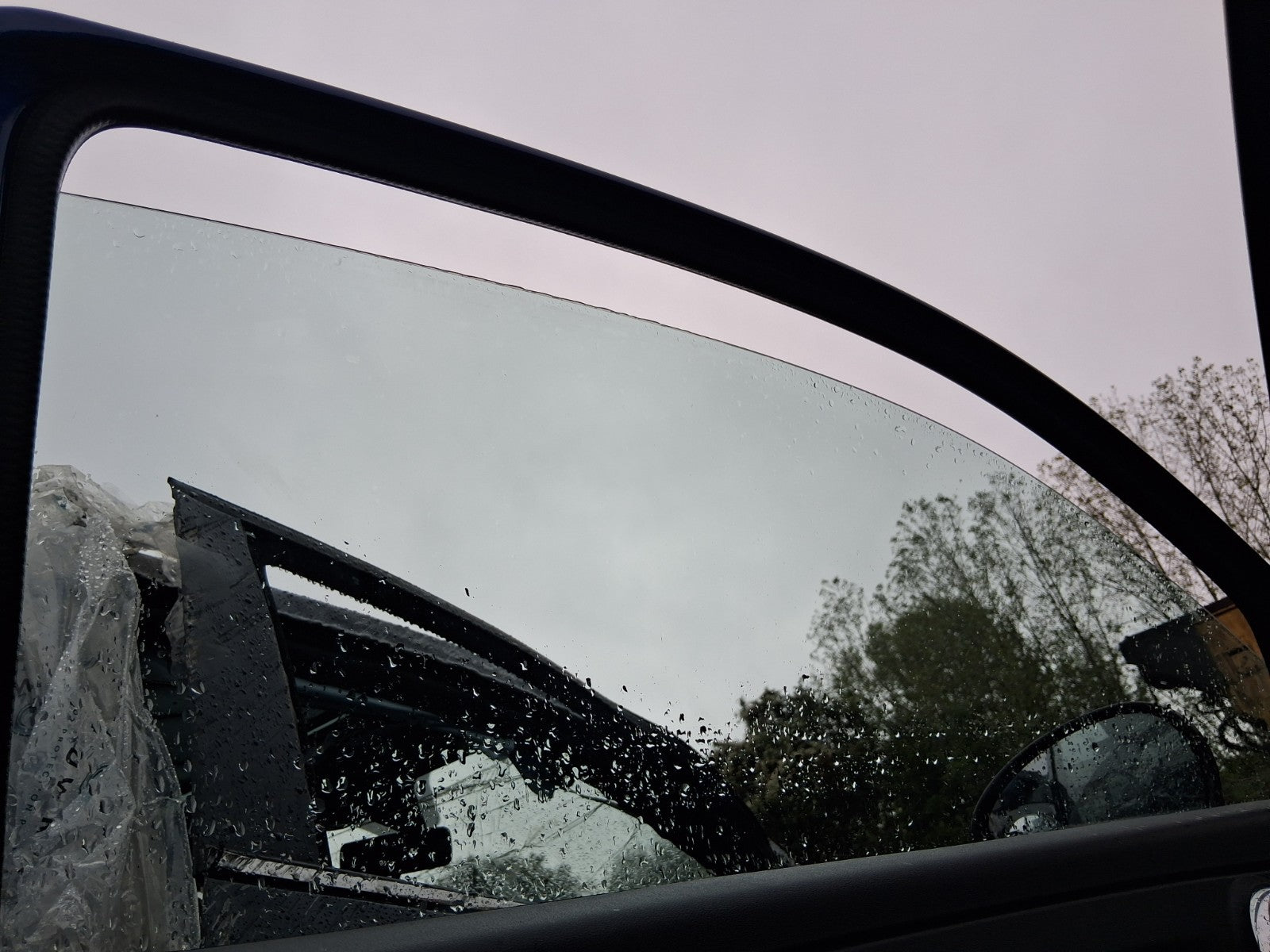 2010 FIAT 500 LOUNGE MK1 NS PASSENGER SIDE LEFT WINDOW GLASS