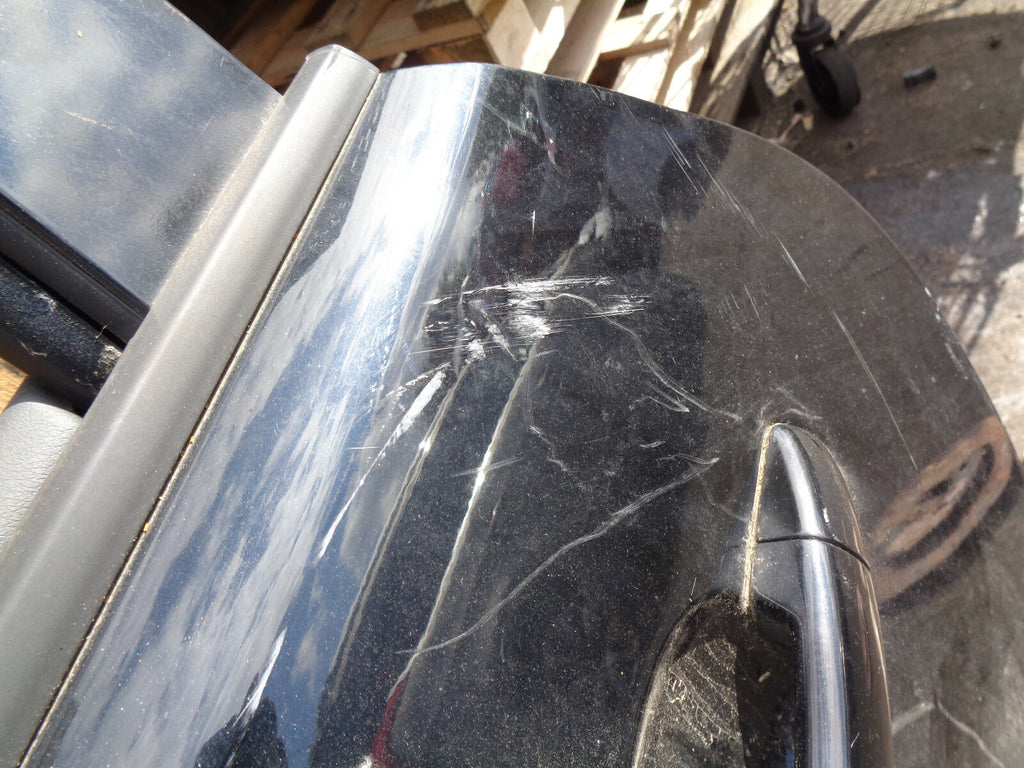 PEUGEOT 3008 MK1 2013 NSR PASSENGER SIDE REAR DOOR DAMAGED BLACK