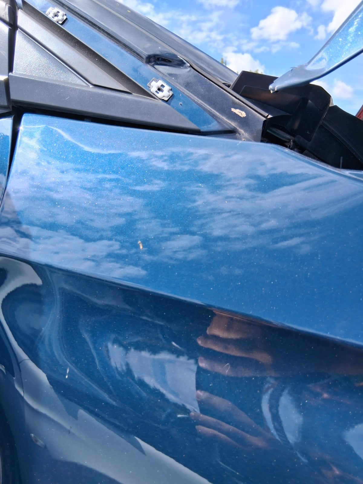 2023 PEUGEOT 5008 MK2 OSF DRIVER SIDE FRONT RIGHT WING PANEL CELEBS BLUE ESY