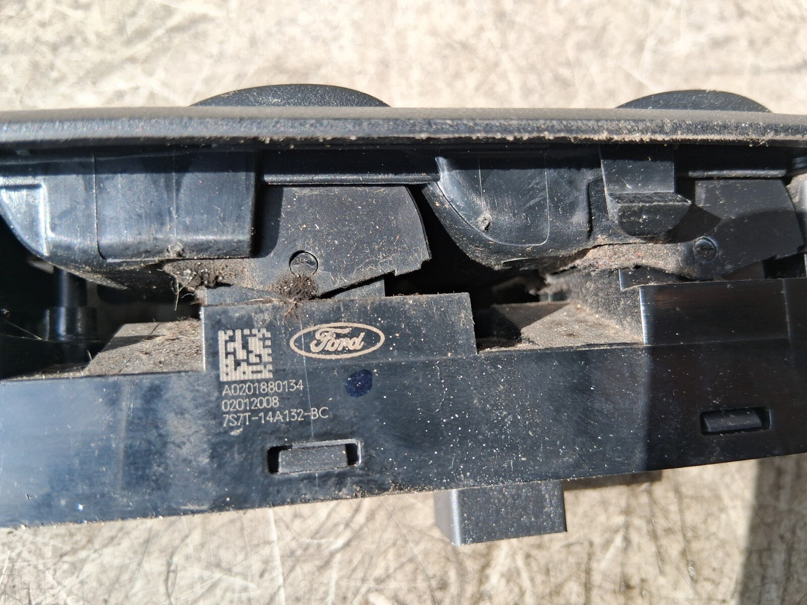FORD MONDEO MK4 2008 OSF DRIVER SIDE WINDOW CONTROL SWITCH PANNEL 7S7T14A132BC