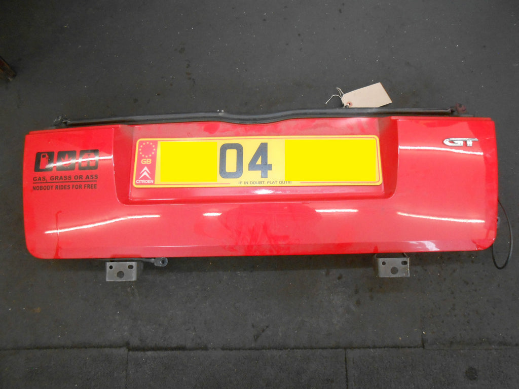 CITROEN C2 JM 2004 HATCHBACK TAILGATE BOOT LID LOWER SECTION KKNB ADEN RED