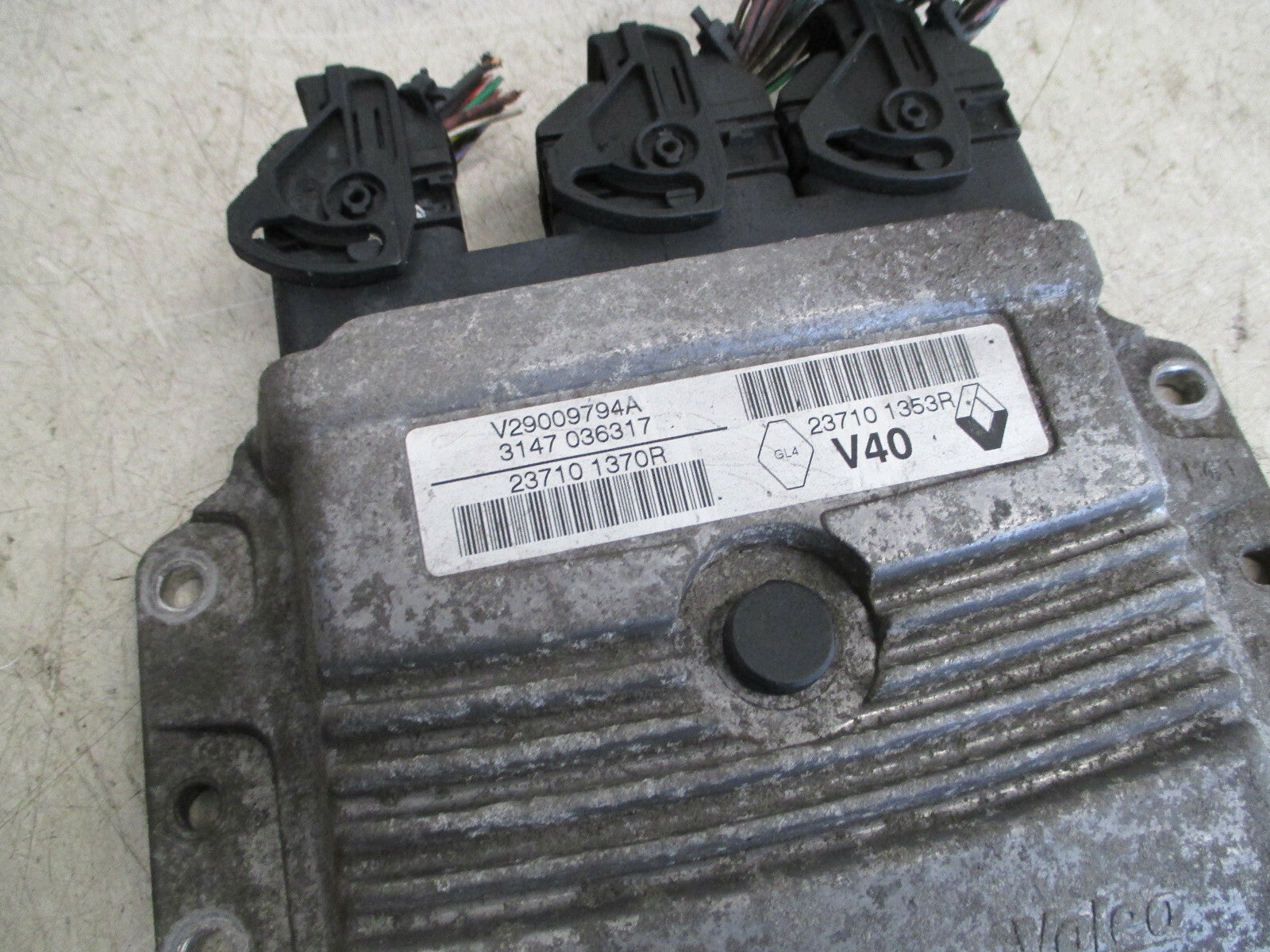 RENAULT MEGANE MK3 2013 1.6 PETROL ECU ENGINE CONTROL MODULE UNIT 237101370R