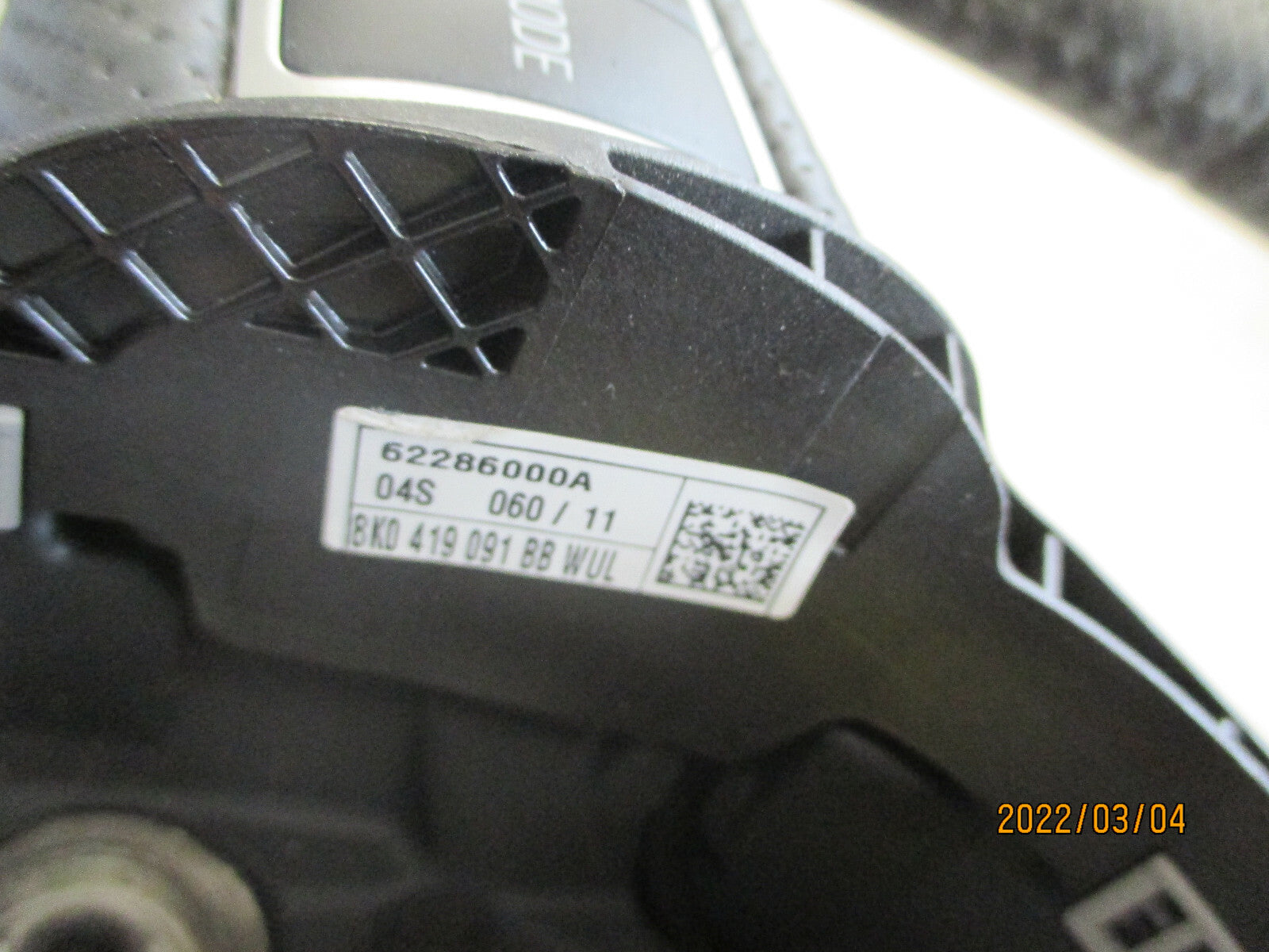 AUDI A5 8T 2011 COUPE S LINE MULTI FUNCTION STEERING WHEEL SAFETY BAG 8K0880201E