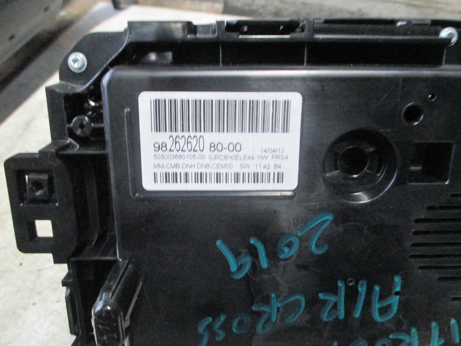 CITROEN C5 AIRCROSS 2019 1.5 DIESEL SPEEDOMETER INSTRUMENT CLUSTER 9826262080