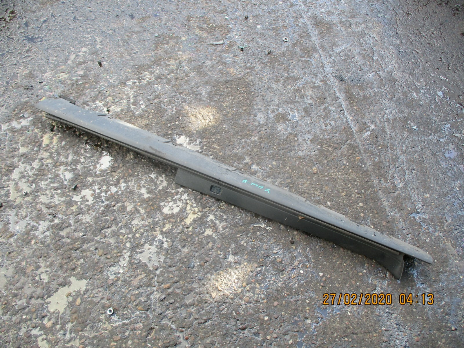 FORD B MAX 2017 NS PASSENGER SIDE SKIRT PLASTIC TRIM SILL COVER