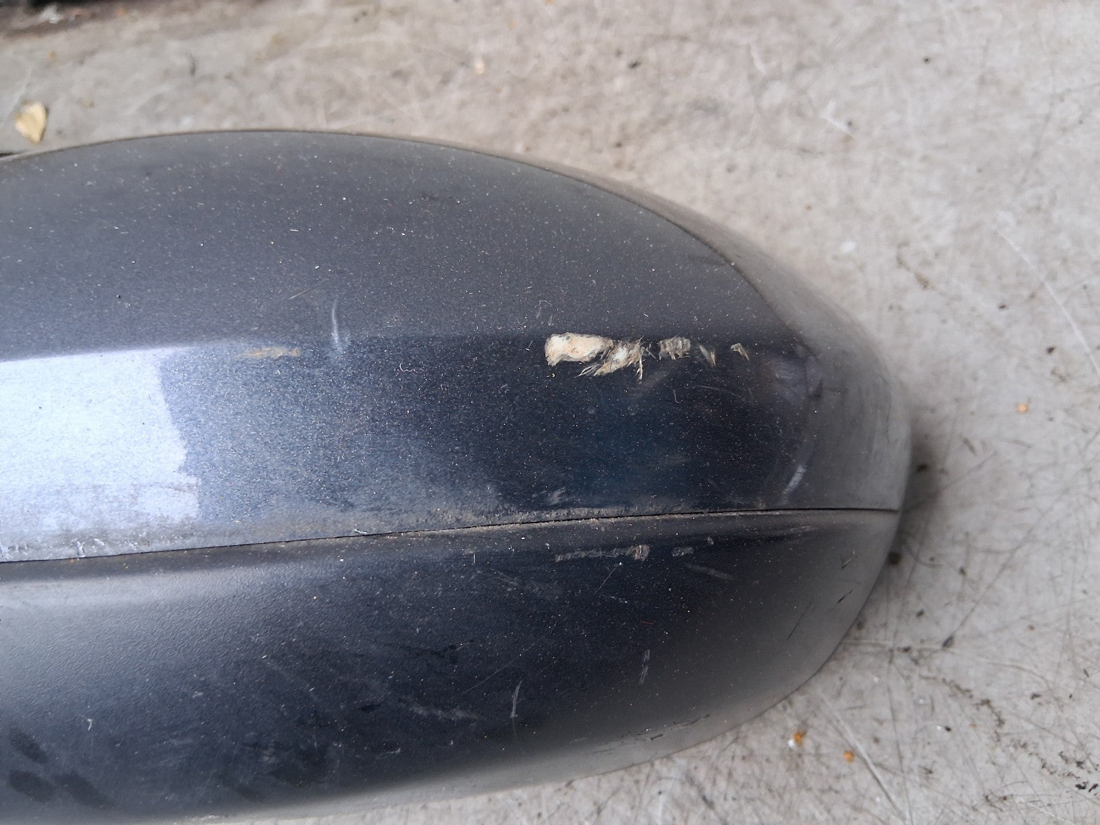 2008 MAZDA 6 NSF PASSENGER SIDE FRONT WING MIRROR GREY E4022683