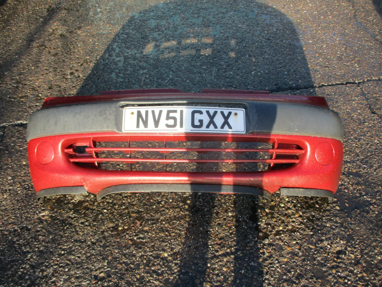 CITROEN XSARA PICASSO 2001 FRONT COMPLETE BUMPER RED