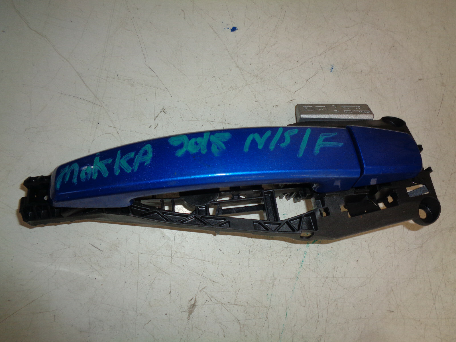 VAUXHALL MOKKA 2018 NSF PASSENGER SIDE FRONT DOOR EXTERIOR DOOR HANDLE BLUE