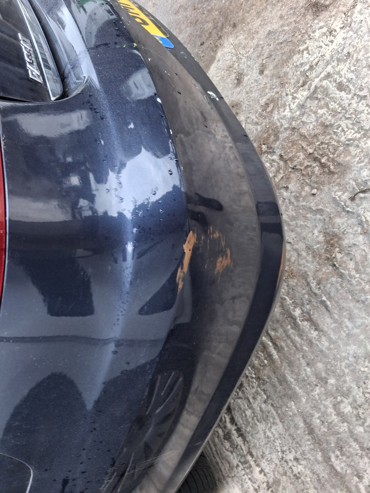 2014 VW VOLKSWAGEN PASSAT B7 SALOON COMPLETE REAR BUMPER BLUE