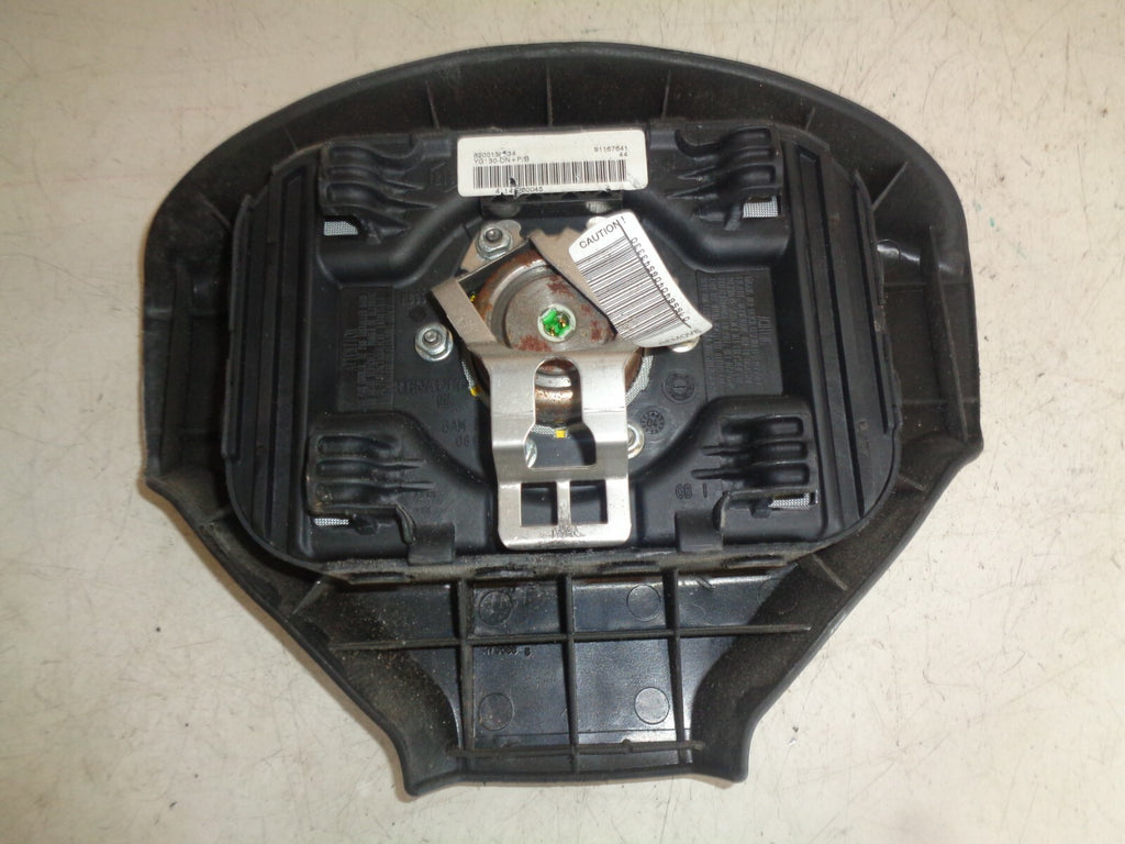 VAUXALL VIVARO VAN 2004 3 SPOKE STEERING WHEEL AIRBAG 91167641