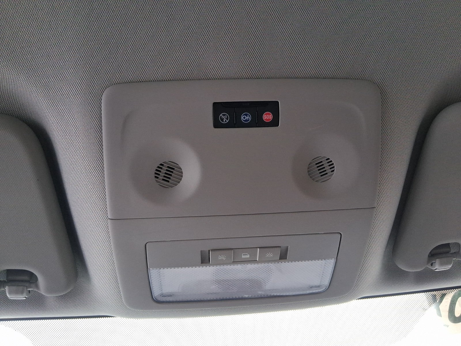 2017 VAUXHALL MERIVA B MK2 INTERIOR FRONT ROOF READING COURTESY LIGHT