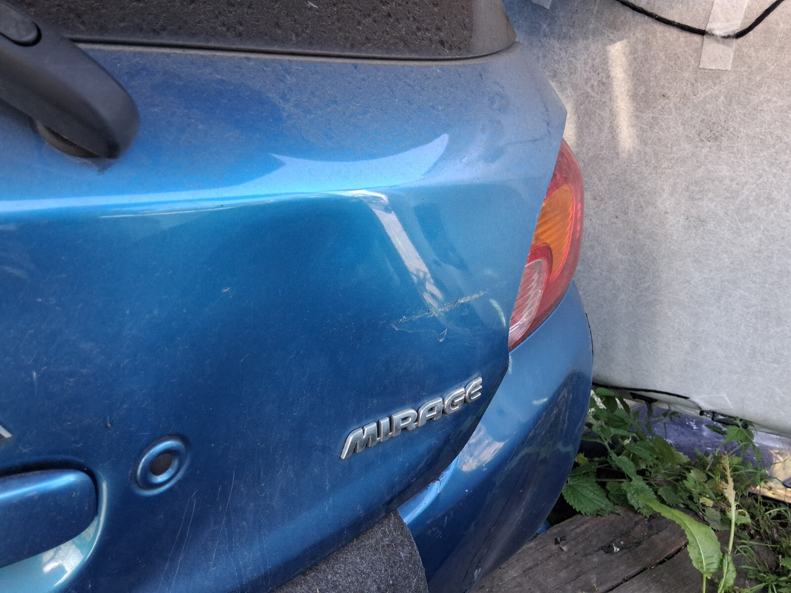 2016 MITSUBISHI MIRAGE ATTIVO MK6 PRE FACELIFT TAILGATE BOOTLID REMIS BLUE T36