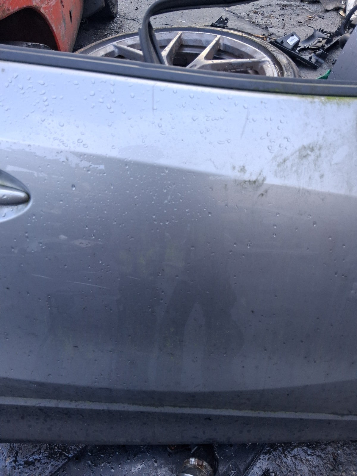 2013 MAZDA CX 5 MK1 OSF DRIVER SIDE FRONT RIGHT BARE DOOR LIQUID SILVER P38