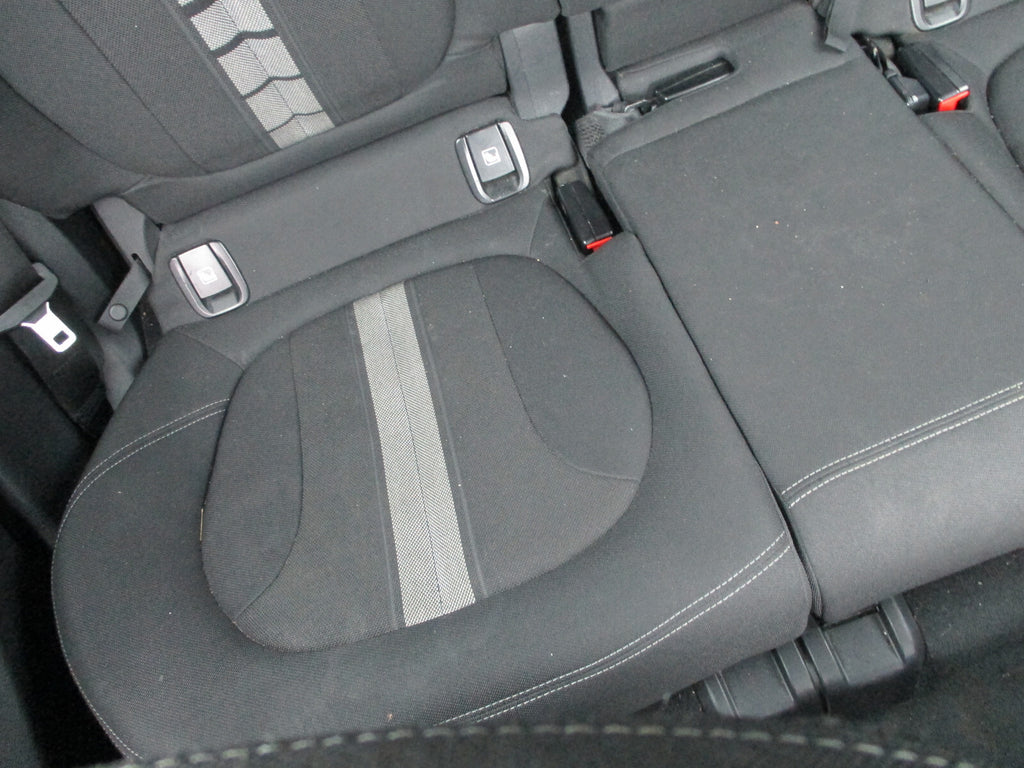 BMW X1 2018 F48 X DRIVE REAR COMPLETE SEATS BASE & BACK WITH CUP HOLDERS FABRIC