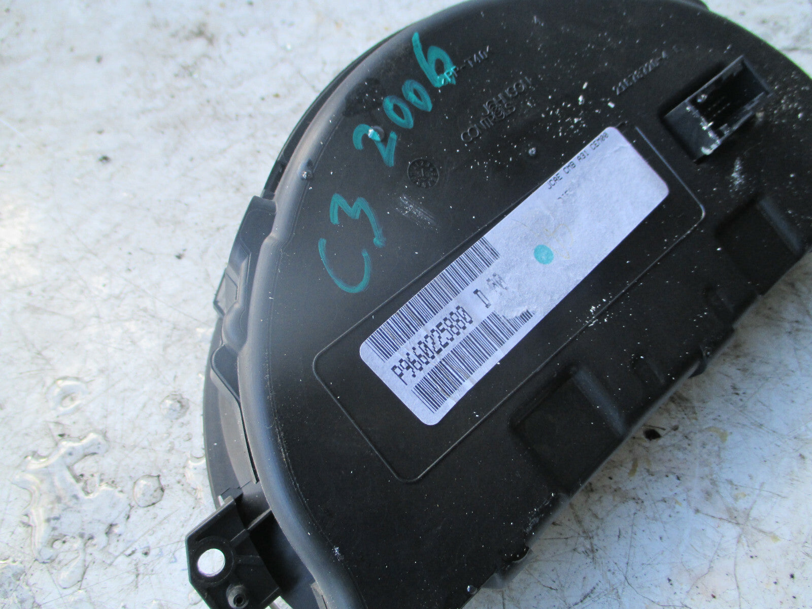 CITROEN C3 2006 1.4 DIESEL SPEEDOMETER INSTRUMENT CLUSTER 9660225880