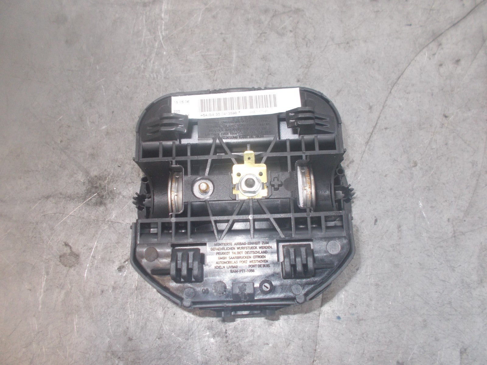 CITROEN C4 MK1 STEERING WHEEL AIRBAG 96471578ZD