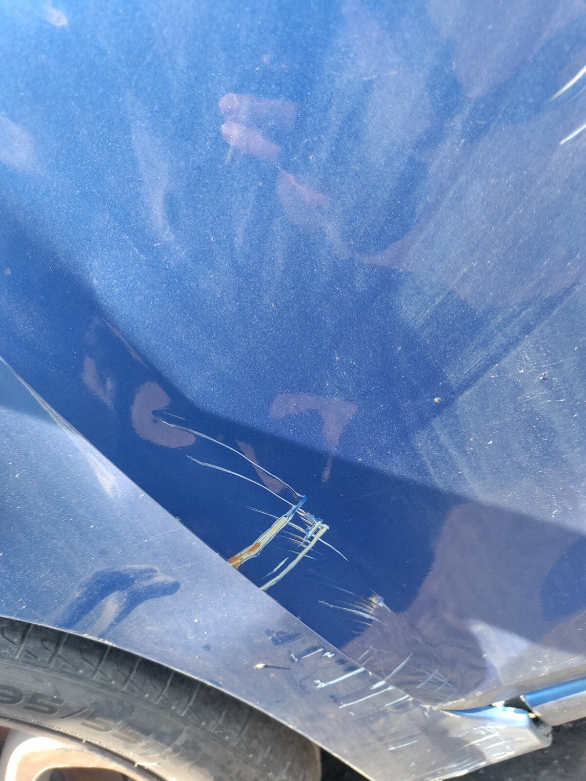 2019 HYUNDAI I20 FACELIFT NSF PASSENGER FRONT BARE DOOR CHAMPION BLUE PEARL U24