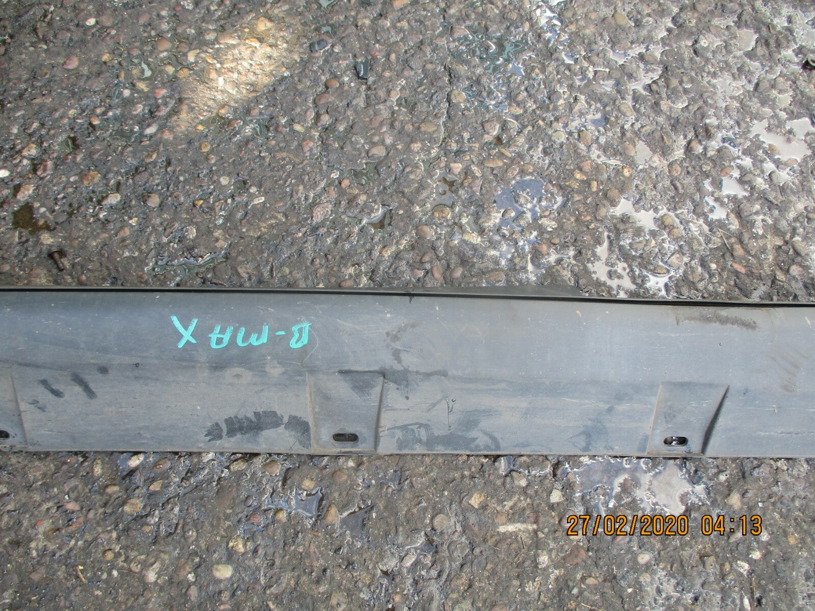 FORD B MAX 2017 NS PASSENGER SIDE SKIRT PLASTIC TRIM SILL COVER