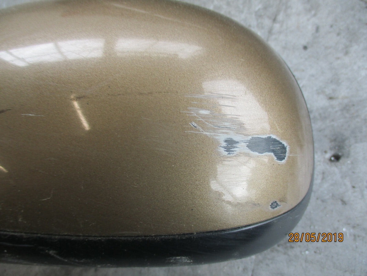 PEUGEOT 406 NS PASSENGER SIDE ELECTRIC WING MIRROR BROWN