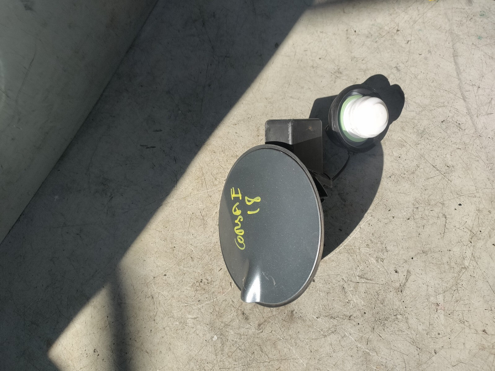 VAUXHALL CORSA E 2018 FUEL FILLER FLAP GREY