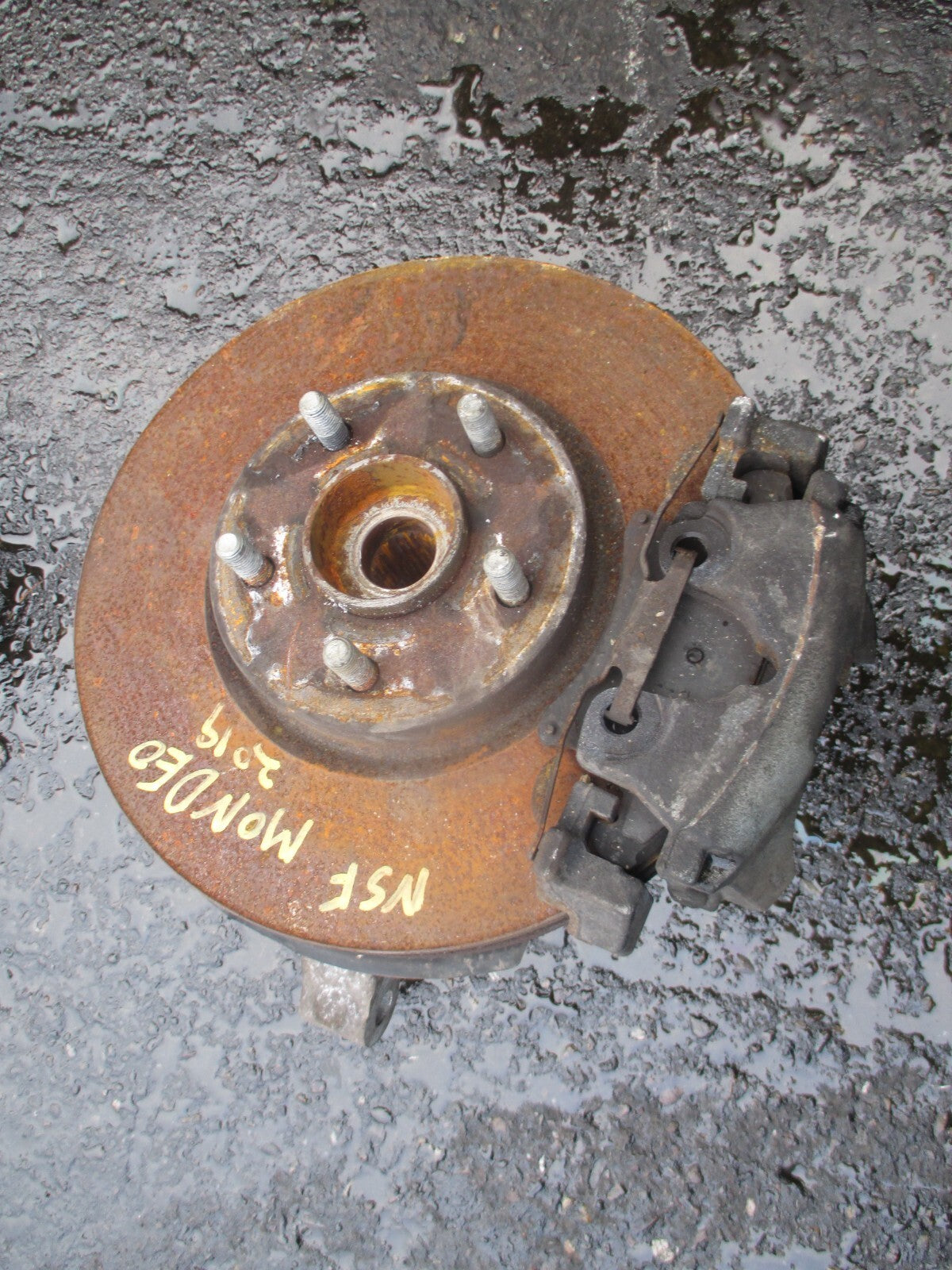 FORD MONDEO MK5 2019 2.0 DIESEL NSF PASSENGER FRONT WHEEL BEARING HUB CALIPER