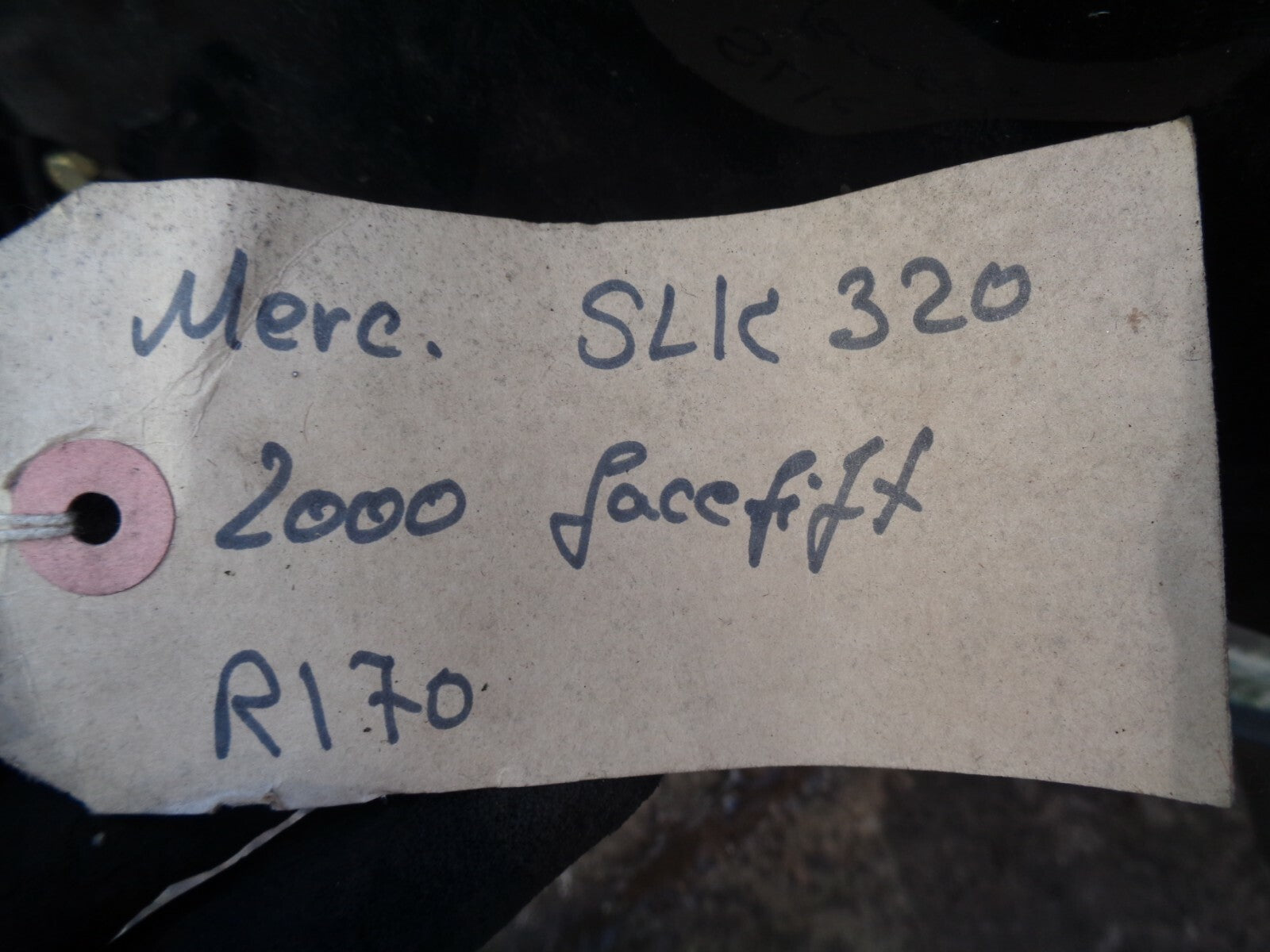 MERCEDES BENZ 320 2000 FACE LIFT R170 METAL FLOODING ROOF BLACK