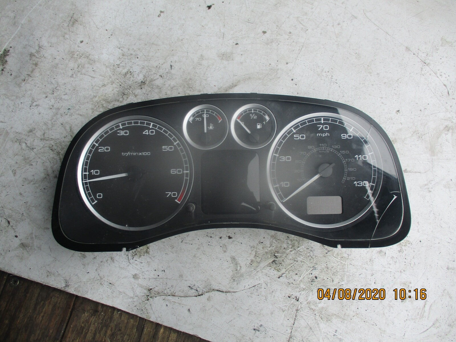 PEUGEOT 307 2006 1.6 HDI SPEEDO SPEEDOMETER CLOCKS