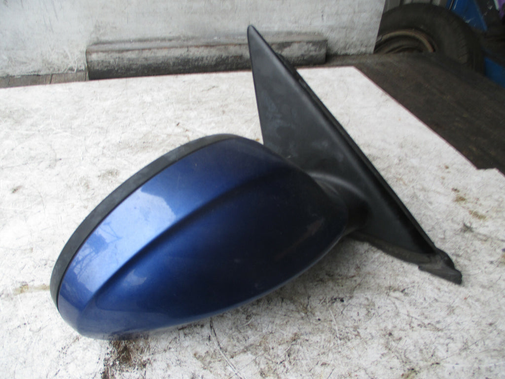 BMW 3 SERIES E90 2008 OS DRIVER SIDE ELECTRIC DOOR WING MIRROR BLUE 7075626