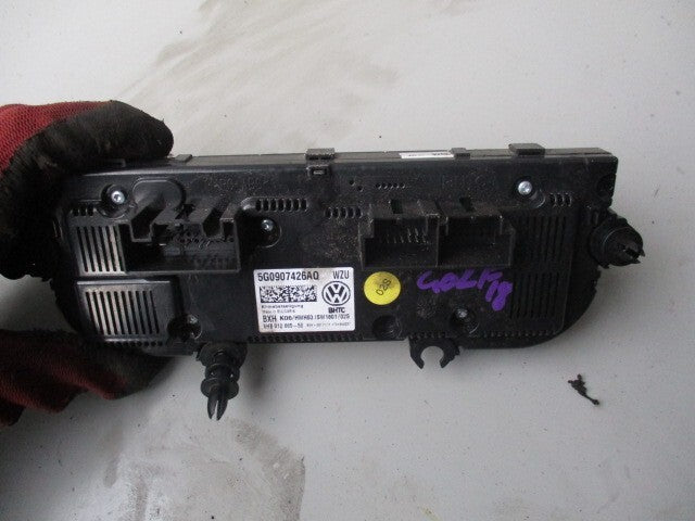 VW VOLKSWAGEN GOLF MK7 2018 HEATER A CLIMATE CONTROL SWITCH 5G0907426AQ